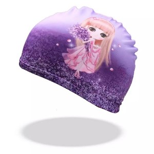 Wholesale hot selling Swimming Cap for children PU coating high quality Waterproof custom Logo kids Swimming Cap