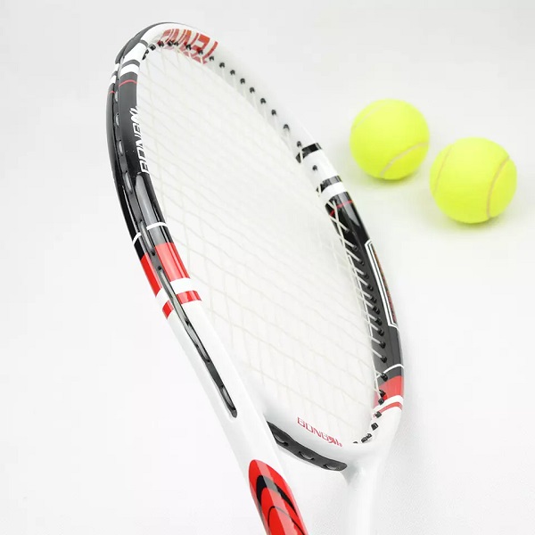 Full graphite 95sq inches head size professional tennis racket/tennis bat