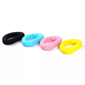 Color D-shaped Dumbbells Weights Silicone Dumbbell Sets for Woman and Kids Colorful Yoga Gym Dumbbells