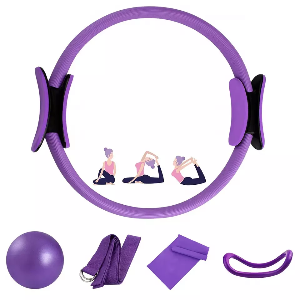 5PCS set leg arm muscle training stretch band Featured Image